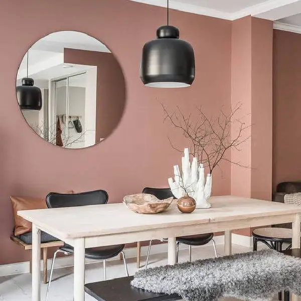 Blush Pink dining room